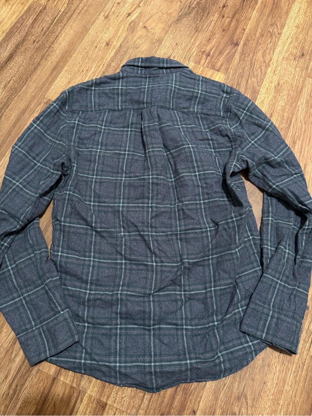 14th & Union Men's Long-Sleeve Plaid Button-Up Shirt - Blue - Picture 6 of 6